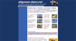 Desktop Screenshot of allgaeuer-alpen.net