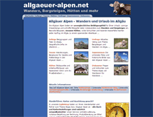 Tablet Screenshot of allgaeuer-alpen.net